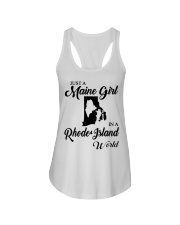 MAINE GIRL IN RHODE ISLAND Ladies Flowy Tank tile