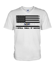 Flag Massachusetts- Call It Home V-Neck T-Shirt tile