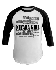 Nevada girl cities Baseball Tee tile