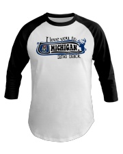 I love you to Michigan Baseball Tee tile