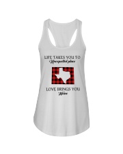 Love Brings You Home Texas Colorado Ladies Flowy Tank tile
