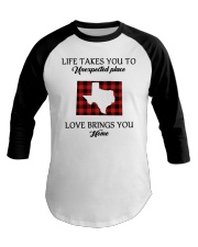 Love Brings You Home Texas Colorado Baseball Tee tile