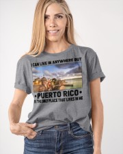 Puerto Rico Only Place Lives In Me Classic T-Shirt apparel-classic-tshirt-lifestyle-front-100