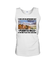 Puerto Rico Only Place Lives In Me Unisex Tank tile