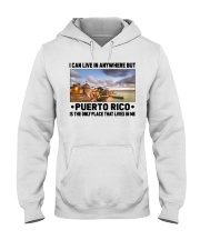 Puerto Rico Only Place Lives In Me Hooded Sweatshirt tile