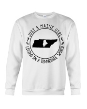 MAINE GIRL LIVING IN TENNESSEE Crewneck Sweatshirt tile