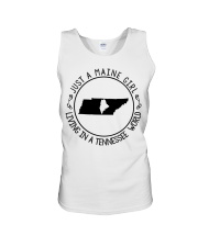 MAINE GIRL LIVING IN TENNESSEE Unisex Tank tile