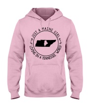 MAINE GIRL LIVING IN TENNESSEE Hooded Sweatshirt front