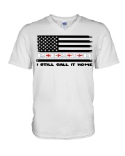 Flag Chicago- Call It Home V-Neck T-Shirt tile