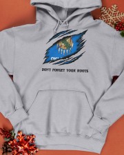 Don't Forget Your Roots - Oklahoma Hooded Sweatshirt apparel-hooded-sweatshirt-lifestyle-front-65
