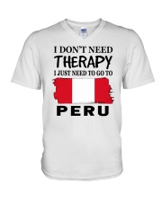 Therapy - Go To Peru V-Neck T-Shirt tile