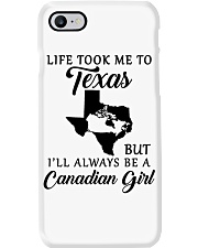LIFE TOOK ME TO TEXAS BE A CANADIAN GIRL Phone Case tile