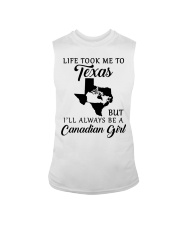 LIFE TOOK ME TO TEXAS BE A CANADIAN GIRL Sleeveless Tee tile
