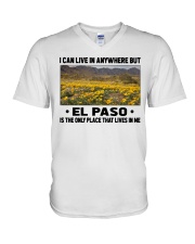El Paso Only Place Lives In Me V-Neck T-Shirt tile