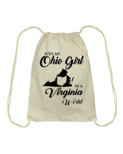 OHIO GIRL IN VIRGINIA Drawstring Bag tile