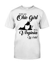 OHIO GIRL IN VIRGINIA Classic T-Shirt tile