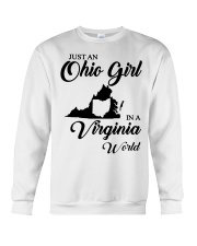 OHIO GIRL IN VIRGINIA Crewneck Sweatshirt tile