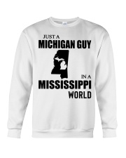 MICHIGAN GUY IN MISSISSIPPI Crewneck Sweatshirt tile