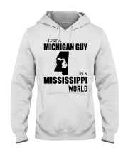 MICHIGAN GUY IN MISSISSIPPI Hooded Sweatshirt tile