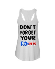 Puerto Rico Flag Don't Forget Your Roots Ladies Flowy Tank tile