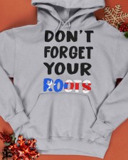 Puerto Rico Flag Don't Forget Your Roots Hooded Sweatshirt apparel-hooded-sweatshirt-lifestyle-front-65