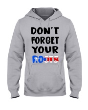 Puerto Rico Flag Don't Forget Your Roots Hooded Sweatshirt front