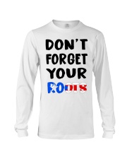 Puerto Rico Flag Don't Forget Your Roots Long Sleeve Tee tile