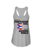 PUERTO RICAN GIRL IN ARIZONA Ladies Flowy Tank tile