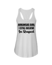 Arkansas Girl I Still Believe In Respect Ladies Flowy Tank tile