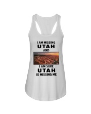 I Am Missing Utah Ladies Flowy Tank tile