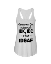 Pennsylvania Girl - IDK IDC IDGAF Ladies Flowy Tank tile