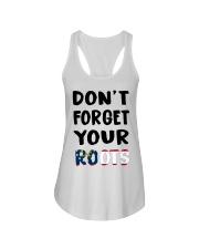 Georgia Flag Don't Forget Your Roots Ladies Flowy Tank tile
