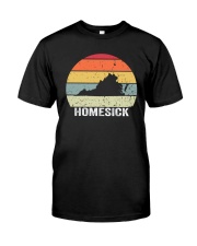 Vintage Homesick Virginia Classic T-Shirt front