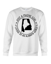 MAINE GIRL LIVING IN ALABAMA Crewneck Sweatshirt tile