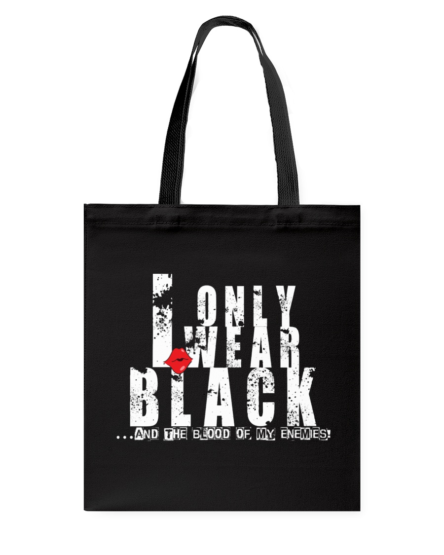 I Only Wear Black - Kiss Tote Bag