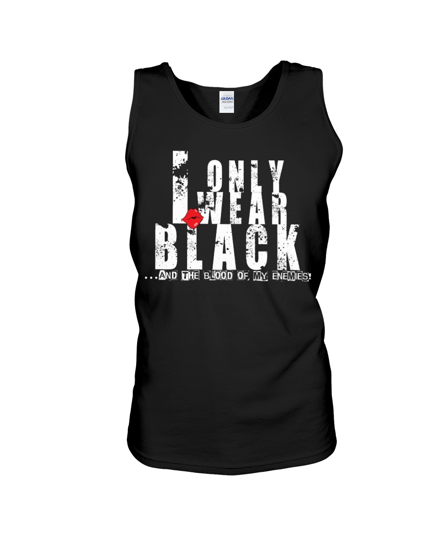 I Only Wear Black - Kiss Unisex Tank