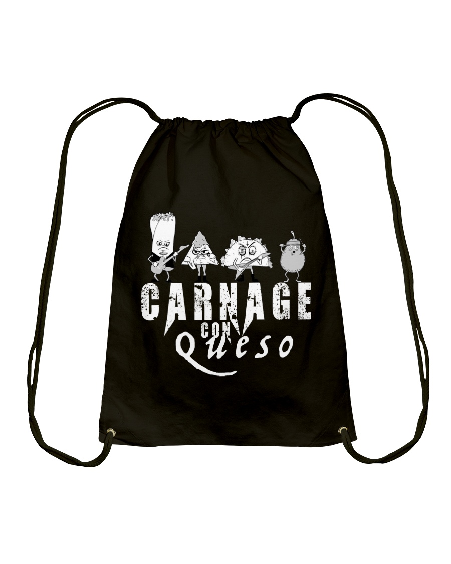 Carnage con Queso Drawstring Bag