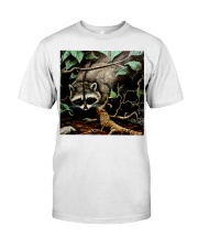 Designer Racoon Forest life Classic T-Shirt thumbnail
