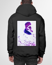 Tiger and Fighting fish Hooded Sweatshirt garment-hooded-sweatshirt-back-01