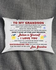MY GRANDSON - GRANDMA Rectangular Pillowcase aos-pillow-rectangle-front-lifestyle-1