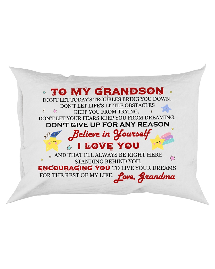 MY GRANDSON - GRANDMA Rectangular Pillowcase