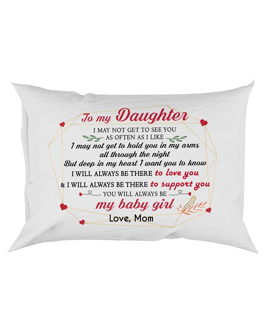 MY DAUGHTER - mom Rectangular Pillowcase