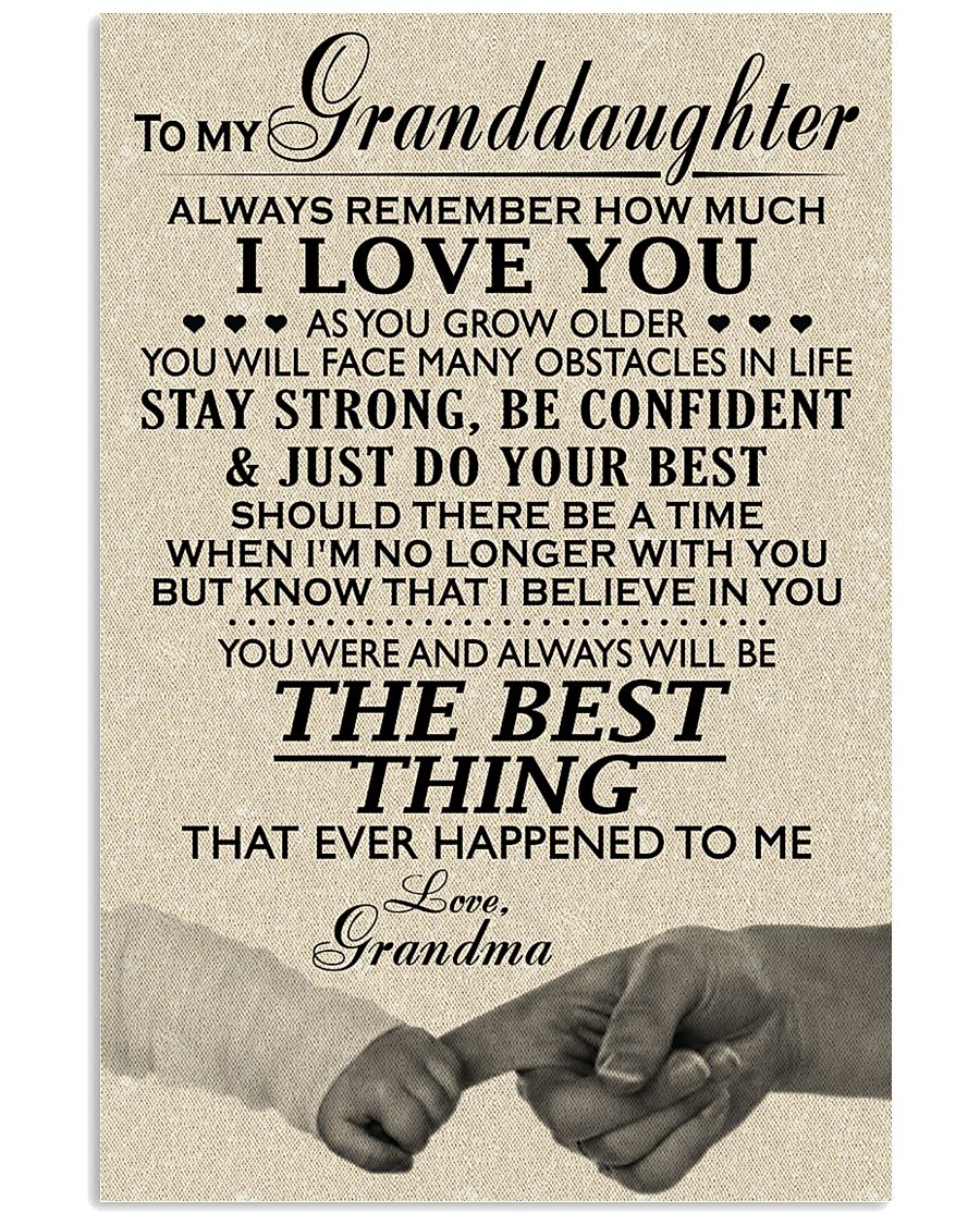 MY GRANDDAUGHTER - GRANDMA 24x36 Poster