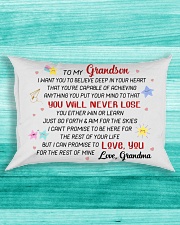 DISCOUNT - TO MY GRANDSON - GRANDMA Rectangular Pillowcase aos-pillow-rectangle-front-lifestyle-5