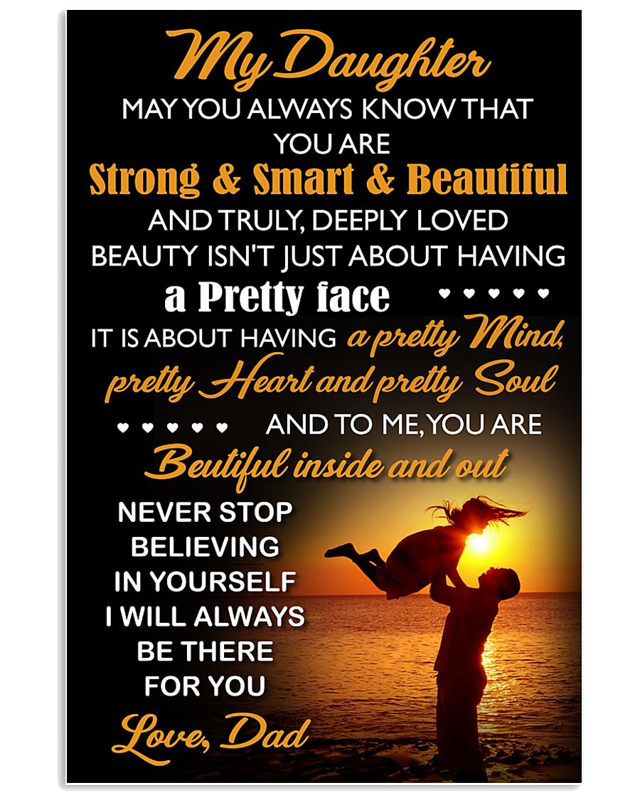 MY DAUGHTER - DAD 24x36 Poster