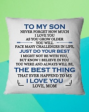 MY SON - MOM Square Pillowcase aos-pillow-square-front-lifestyle-5