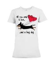 dachshund Premium Fit Ladies Tee thumbnail