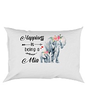 Elephant - Happiness Is Being A Mia Rectangular Pillowcase tile