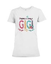 HAPPINESS IS BEING A GIGI Premium Fit Ladies Tee tile