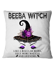 Beeba Witch - Magical And Awesome Square Pillowcase tile